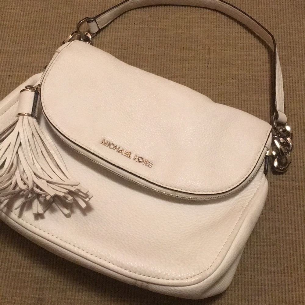 Michaele Kors leather white shoulder bag - Picture 7 of 8